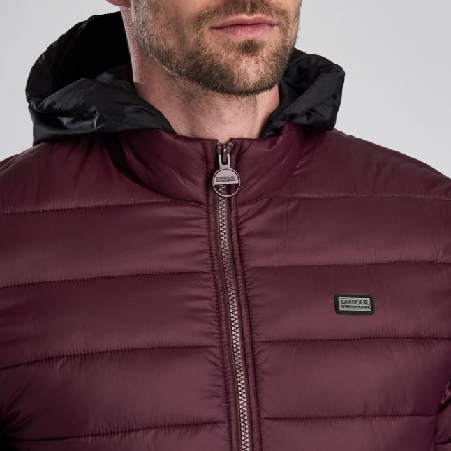 Mens Merlot Reed Quilted Jacket