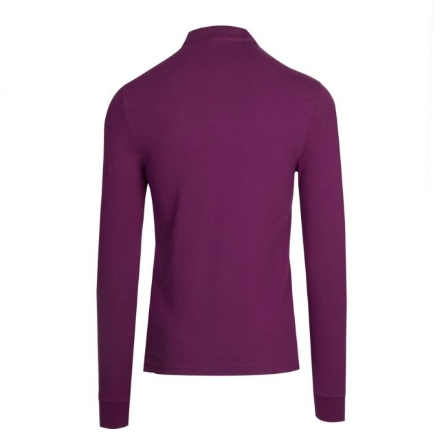 Casual Mens Purple Passerby L/s Polo Shirt