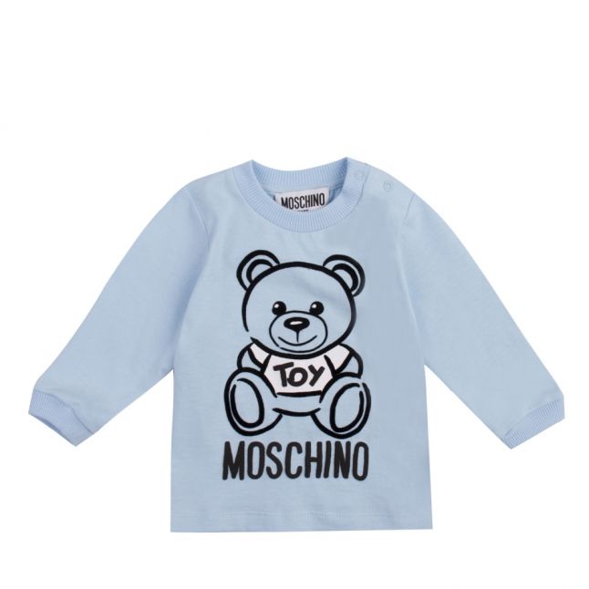 Baby Sky Blue Toy L/s T & Bottoms Set