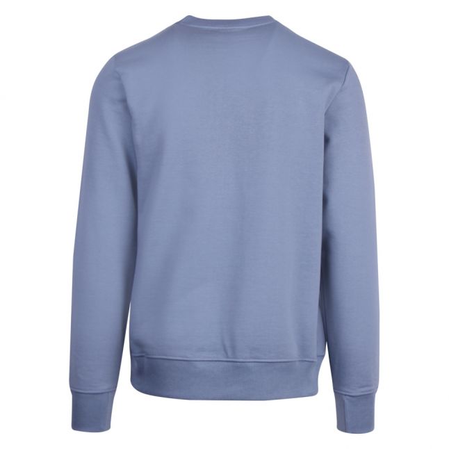 Mens Light Blue Classic Zebra Regular Fit Sweat Top