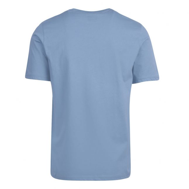 Mens Pale Blue Classic Zebra Regular Fit S/s T Shirt