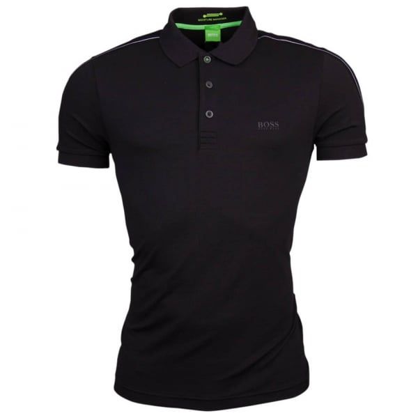 Mens Black Paule S/s Polo Shirt