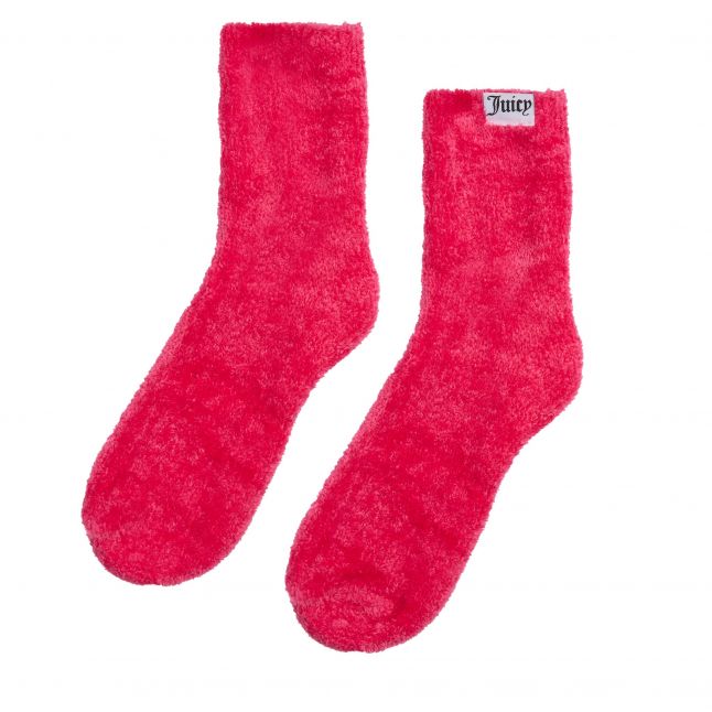 Womens Hot Pink/Oatmeal Felicia Cosy Socks 2 Pack