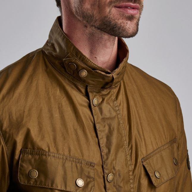 Mens Sand Lightweight Duke Wax Jacket