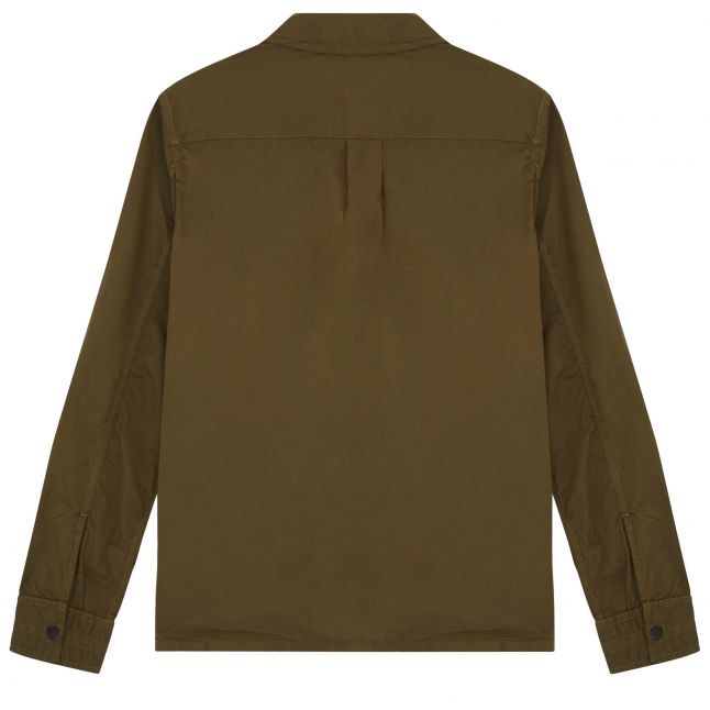 Mens Green Zipped Front Jacket