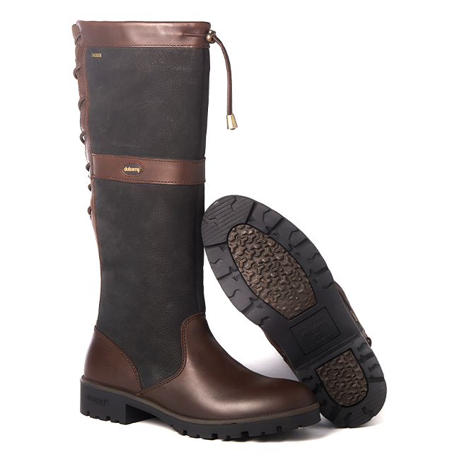 Womens Black & Brown Glanmire Boots