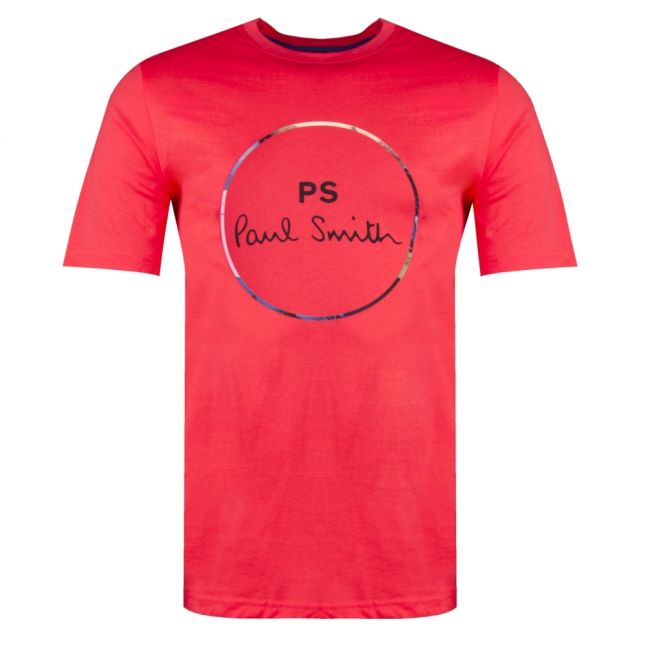 Mens Coral Circle Logo Regular Fit S/s T Shirt