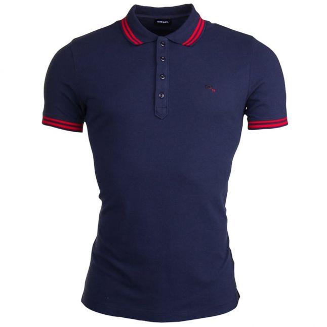 Mens Blue T-Randy S/s Polo Shirt