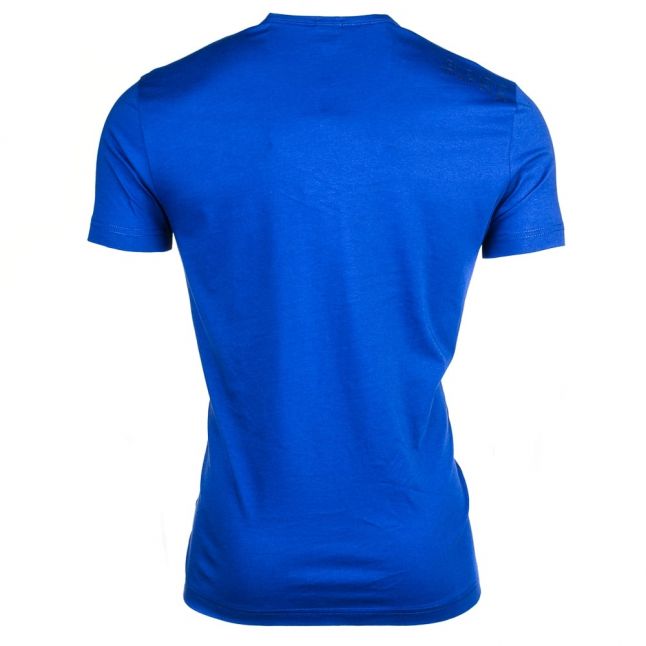 Mens Open Blue Tee Small Logo S/s Tee Shirt