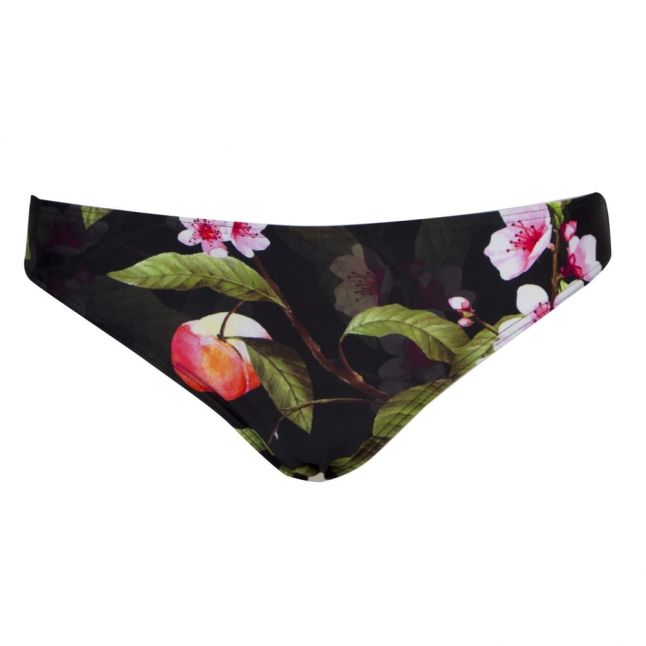 Womens Black Twisaya Peach Blossom Bikini Pants