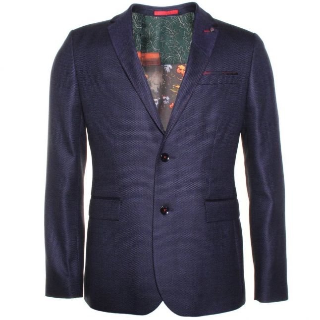 Mens Blue Oneida Wool Blazer