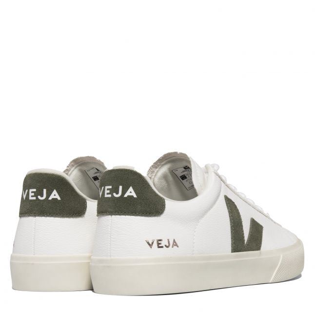 Mens VEJA Extra White/Khaki Campo Trainers