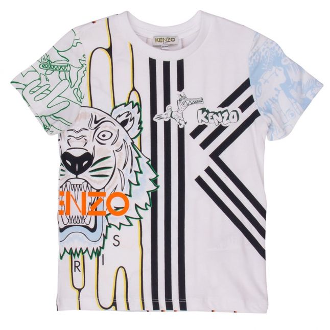 Boys White Benji S/s Tee Shirt