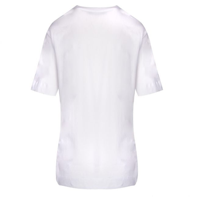 Womens Optical White Roses S/s T Shirt