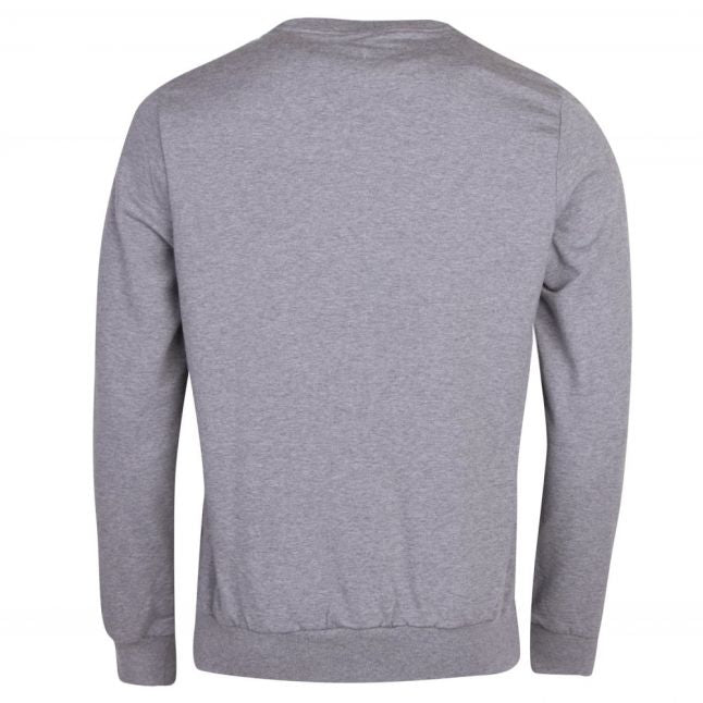 Mens Grey Shark Fit Crew Sweat Top