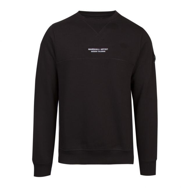 Mens Black Siren Crew Sweat Top