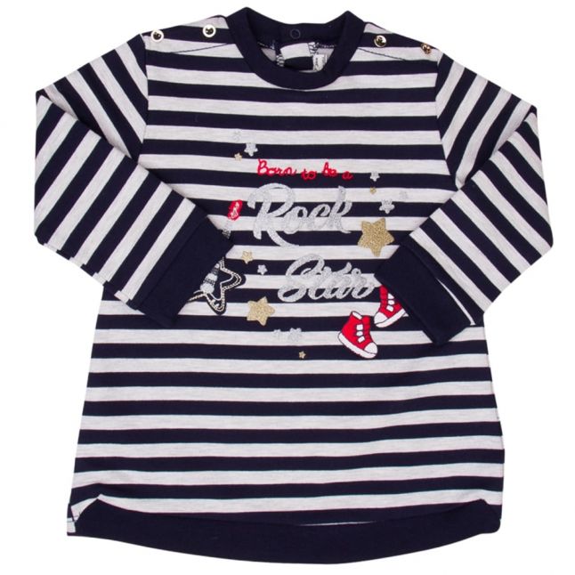 Baby Navy Striped Dress