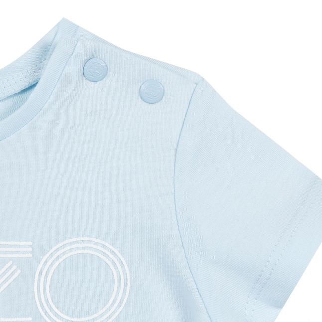 Toddler Light Blue Logo S/s T Shirt