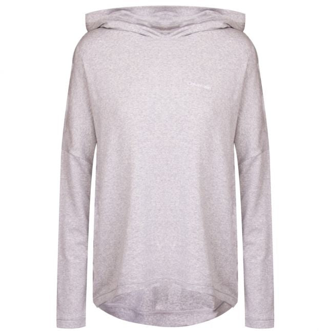 Womens Grey Heather Cotton Luxe Hoodie