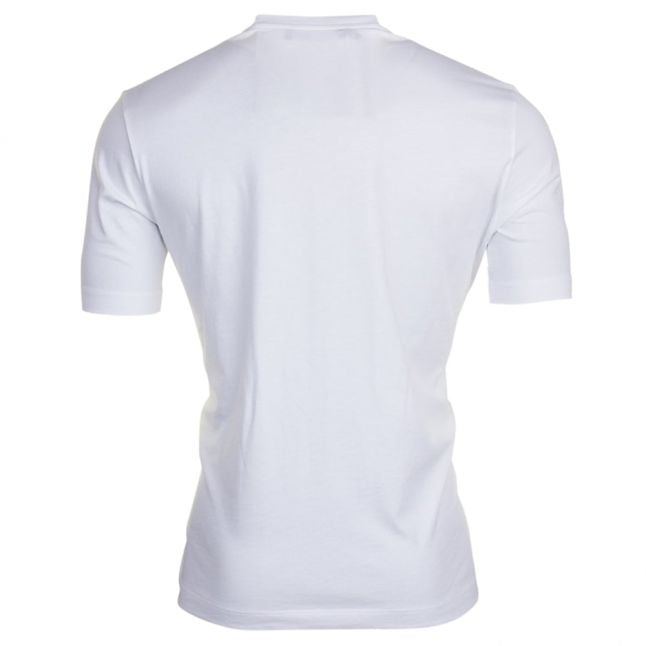 Mens White Logo Box Regular S/s T Shirt