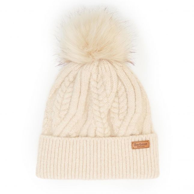 Womens Eggshell Elsdon Beanie