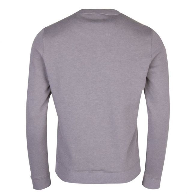 Casual Mens Light Grey Wedford Logo Crew Sweat Top