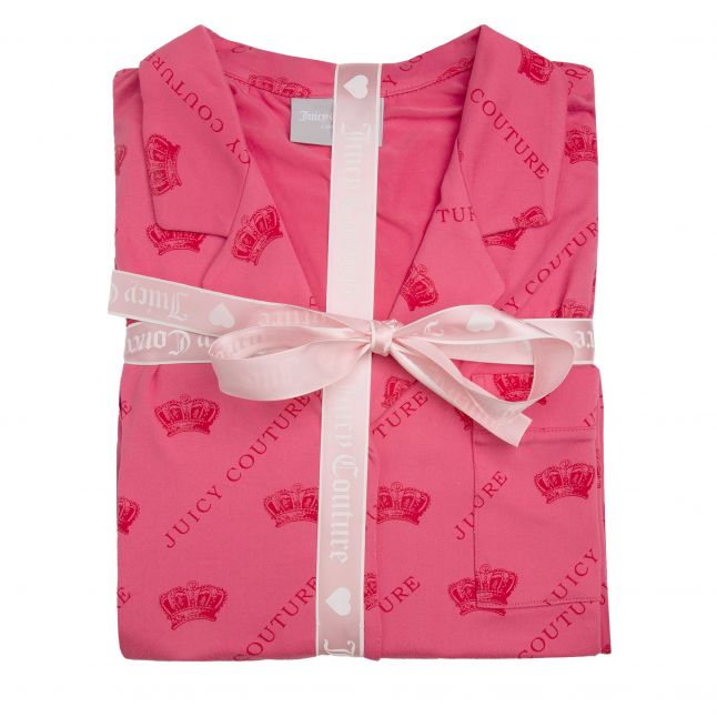 Womens Pink/Red Estelle + Nolan PJ Set