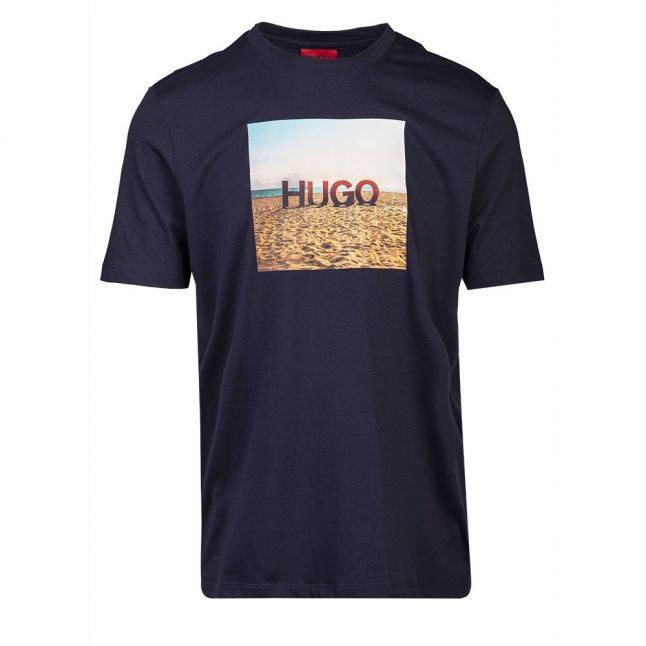 Mens Dark Blue Doldplay S/s T Shirt