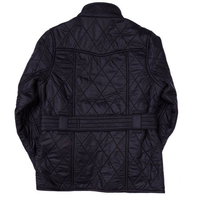 Girls Black International Quilted Jacket