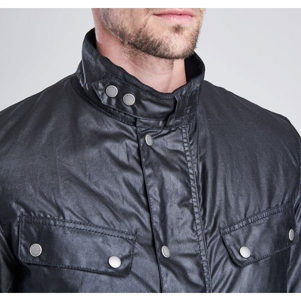 Mens Black Duke Waxed Jacket