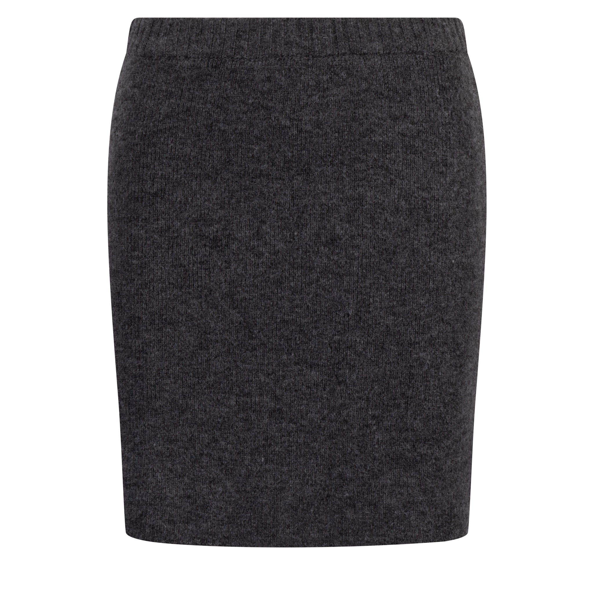 Womens	Charcoal Etta Knit Co-ord Mini Skirt