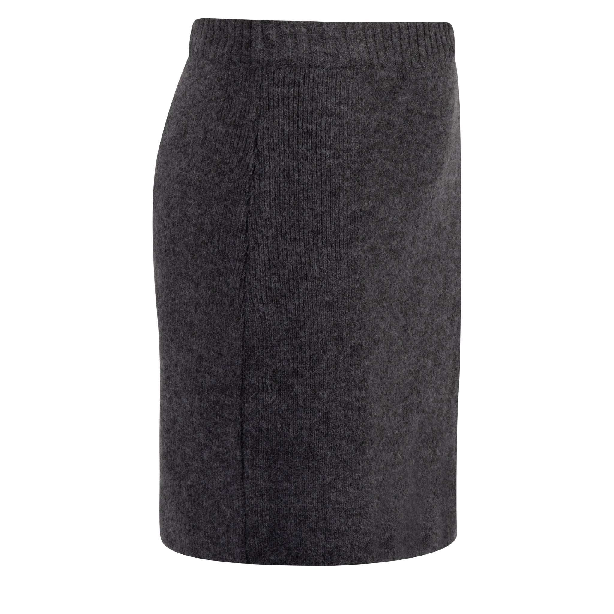 Womens	Charcoal Etta Knit Co-ord Mini Skirt