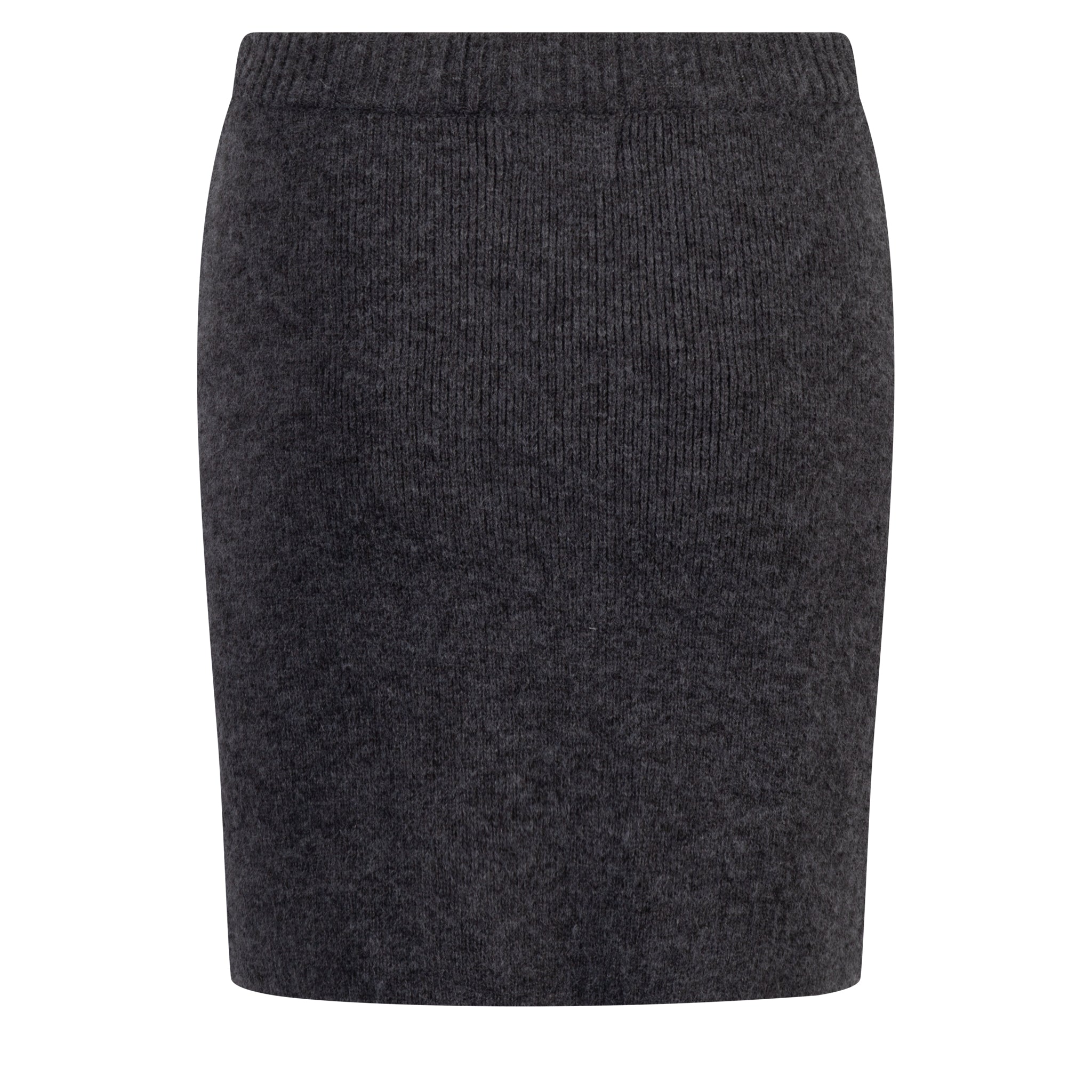 Womens	Charcoal Etta Knit Co-ord Mini Skirt