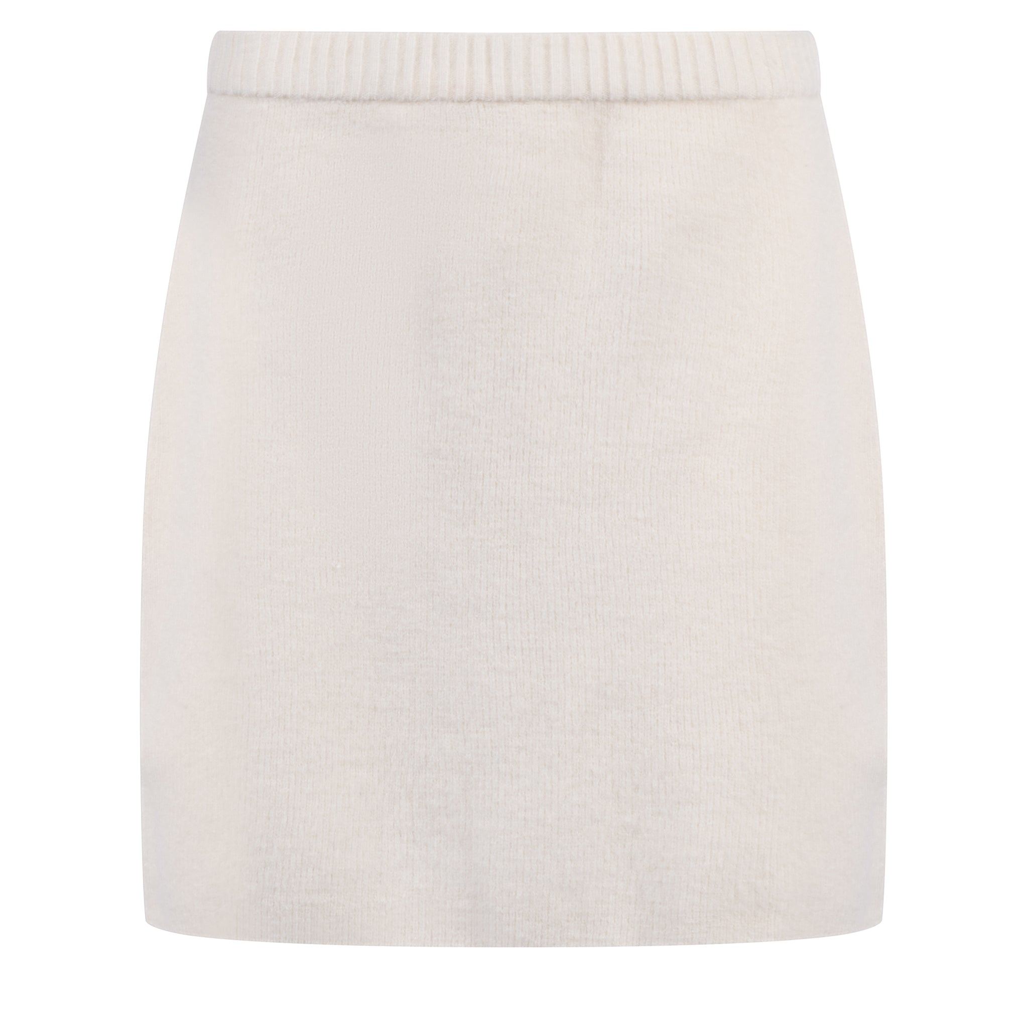 Womens	Cream Etta Knit Co-ord Mini Skirt