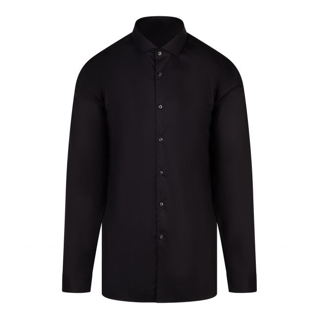 Mens Black Erriko Extra Slim L/s Shirt