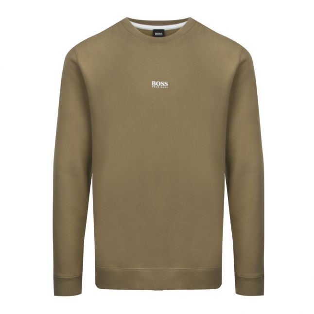 Casual Mens Khaki Weevo Sweat Top