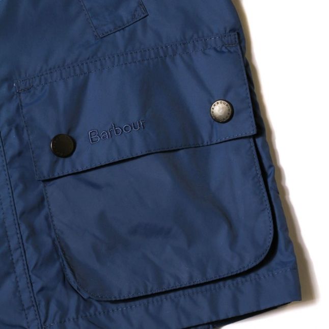 Boys Indigo Hooded Bedale Jacket