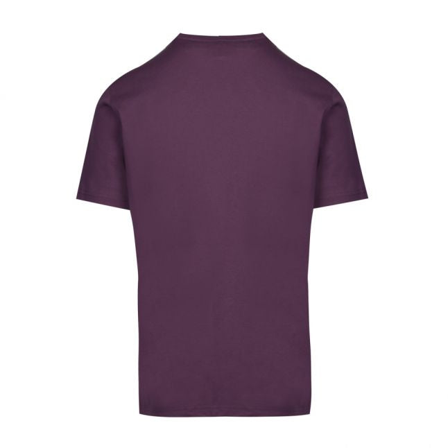 Mens Aubergine Aloha Zebra Regular Fit S/s T Shirt