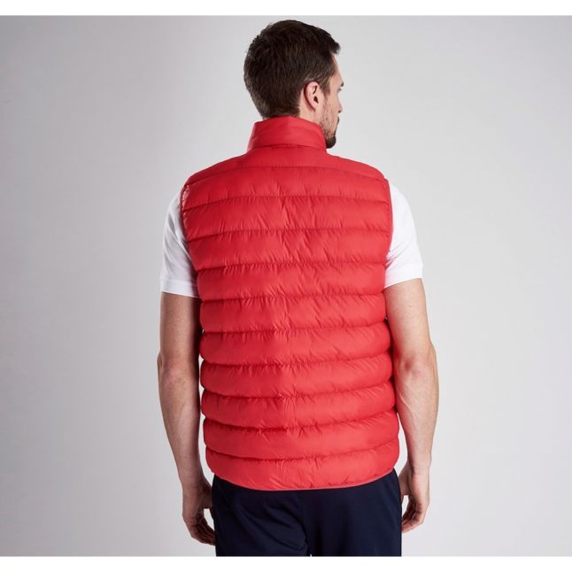 Mens Race Red Brake Padded Gilet