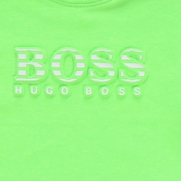 Toddler Green Raised Logo S/s T Shirt