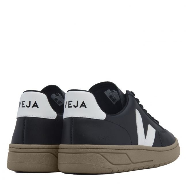 Mens Black/White/Dune V-12 Trainers