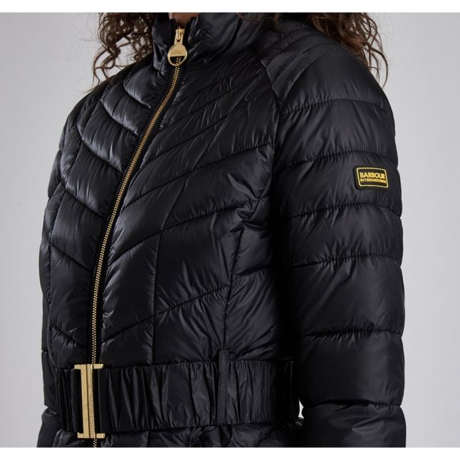 Womens Black Morzine Quilted Jacket