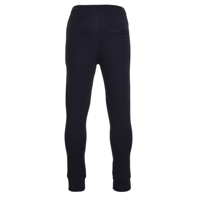 Mens Navy Cuffed Sweat Pants