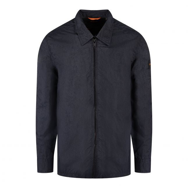 Mens Black Lovvy Zip Overshirt