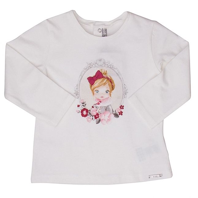 Baby Maroon Portrait L/s T Shirt