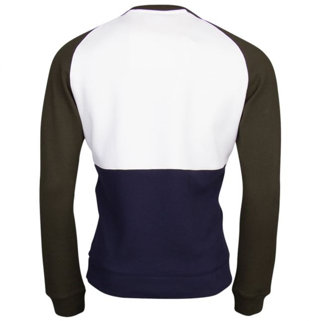 Mens Flour & Navy Sweat Top