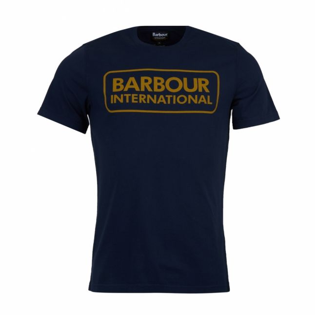 Mens Navy Essential Large Logo S/s T Shirt