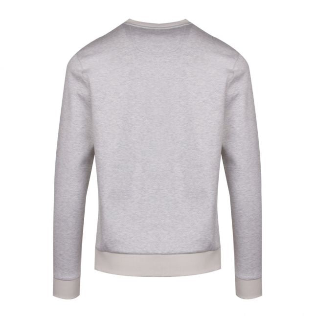 Athleisure Mens Ecru Salbo Crew Sweat Top