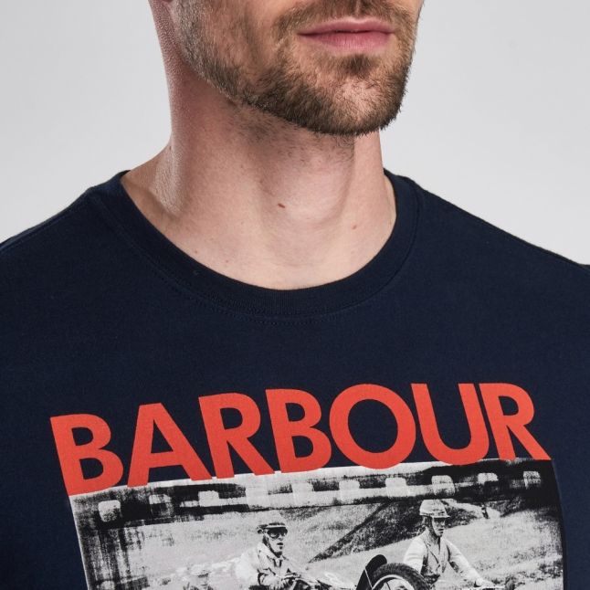 Mens Navy Archive S/s T Shirt