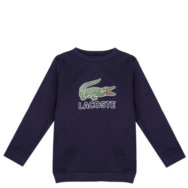 Boys Navy Big Croc Crew Neck Sweat Top